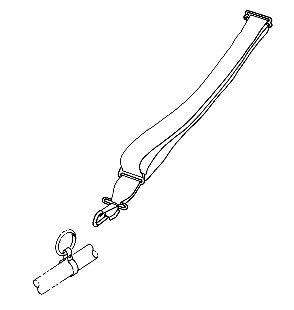 Shoulder Harness (Optional) Diagram and Parts List for 51645 6000001 - 6999999 Toro Trimmer