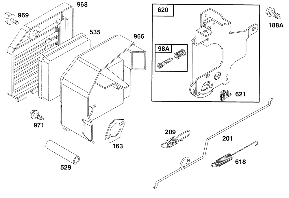 Engine Gts 150 Diagram and Parts List for 22153BC 5900001 - 5999999 Toro Lawn Mower