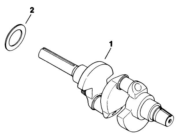 Crankshaft Engine Kohler Model No. M18qs-24615 (Continued) Diagram and Parts List for 30718 0000001 - 0999999 Toro Lawn Tractor