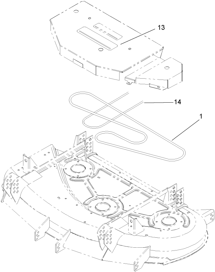 Decal And Belt Assembly Diagram and Parts List for 30299TE (260000001-260999999)(2006) Toro Lawn Mower