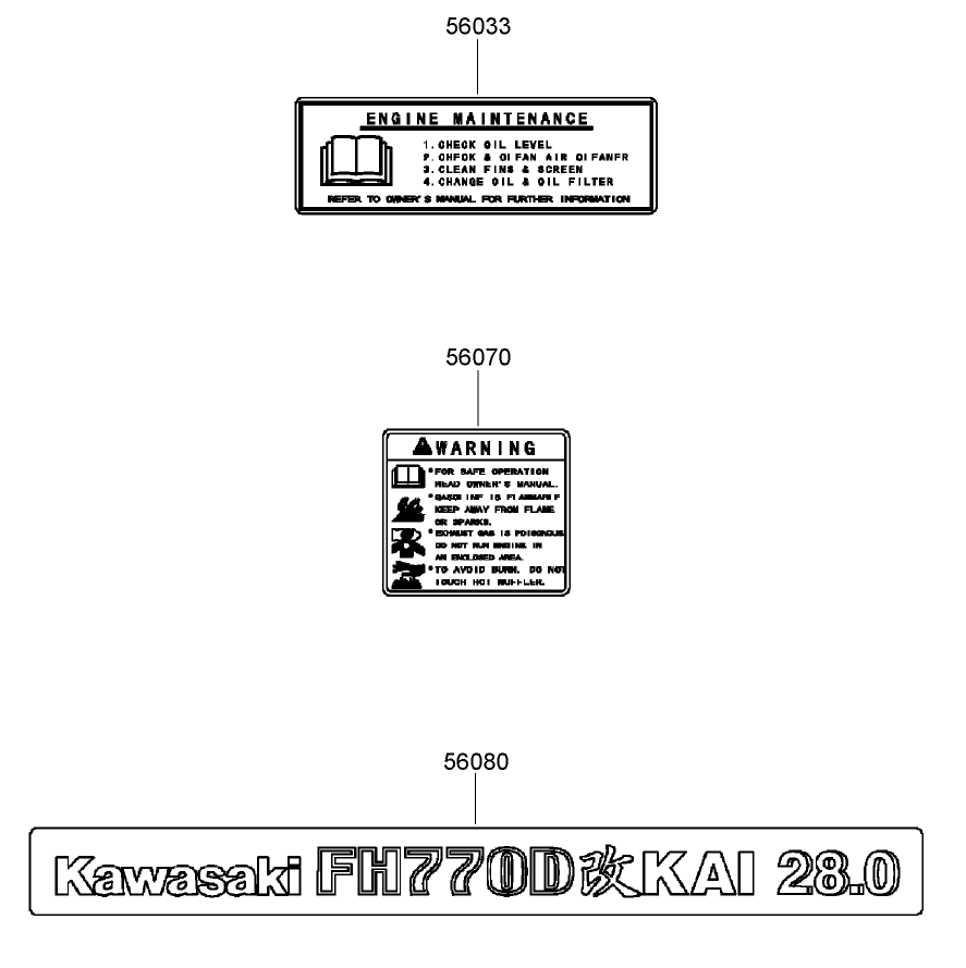 Label Assembly Diagram and Parts List for 74237CP (270000001-270999999)(2007) Toro Lawn Mower