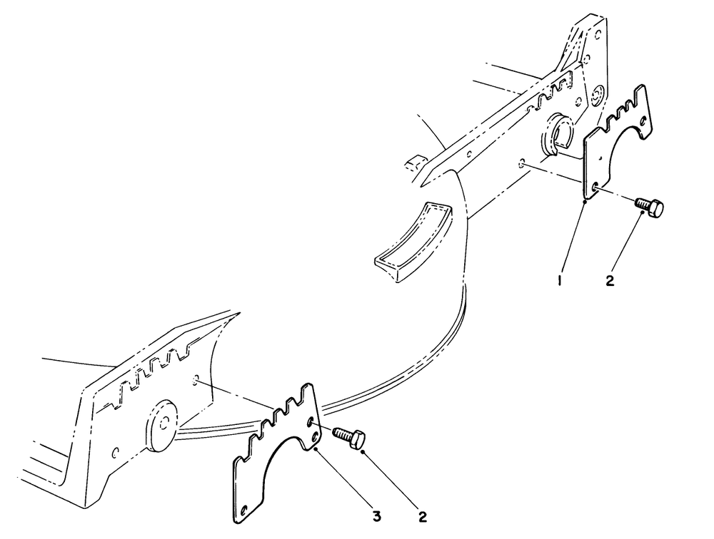 Wear Plate Kit No. 49-4080 (Optional) Diagram and Parts List for 20715C 5000001 - 5999999 Toro Lawn Mower