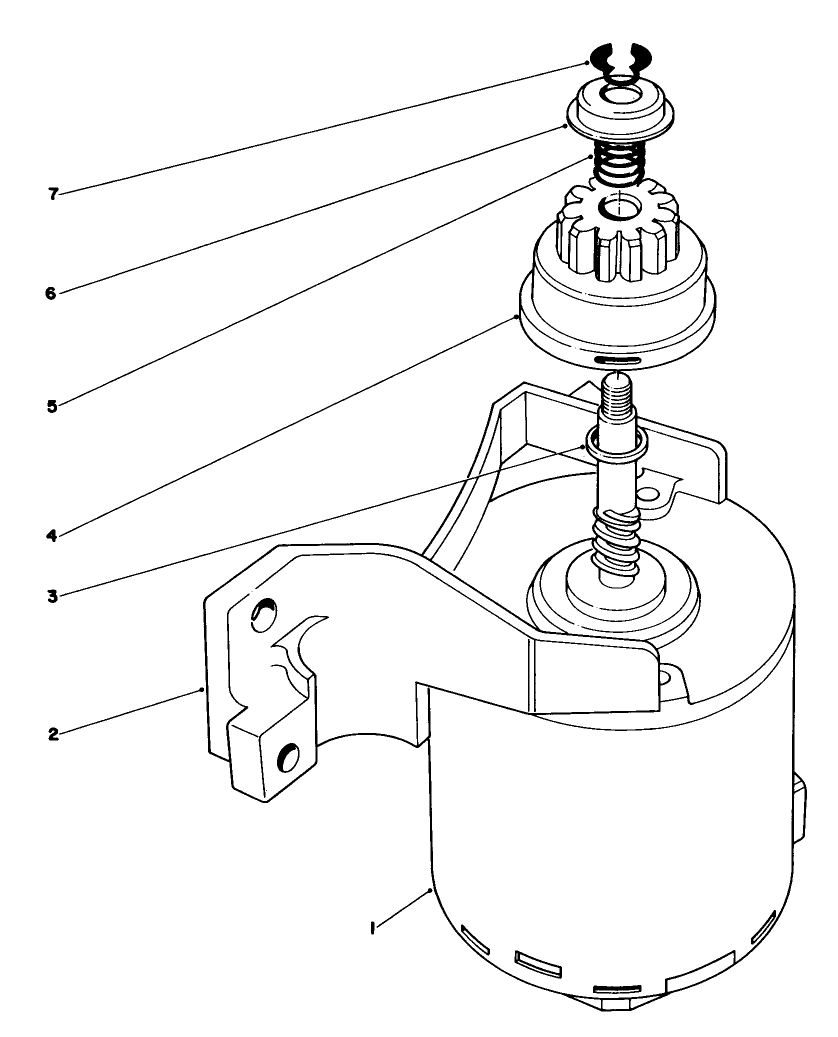Starter Assembly Diagram and Parts List for 20671 3000001 - 3999999 Toro Lawn Mower