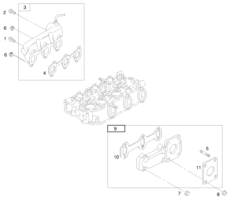 Engine Assembly (Serial No. 99000001 & Up)(Model 73552) Engine Assembly (Serial No. 99001001 & Up)(Model 73590) Diagram and Parts List for 73552 9900001 - 9999999 Toro Lawn Tractor