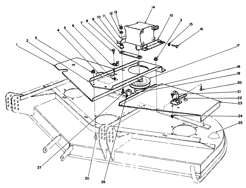 52" Cutting Unit Model No. 30568 (Continued) Diagram and Parts List for 30798 0000001 - 0999999 Toro Lawn Tractor