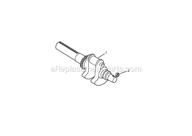 Crankshaft Assembly Kohler Ch23s 76584 Diagram and Parts List for 74239 250000001-250999999 Toro Lawn Mower