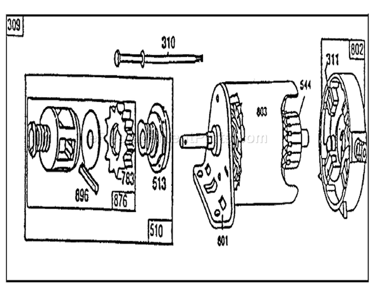 Page M Diagram and Parts List for 70040 39000001-39999999 - 1993 Toro Lawn Tractor