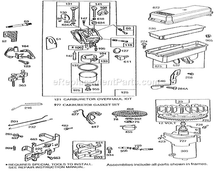 Page B Diagram and Parts List for 70040 49000001-49999999 - 1994 Toro Lawn Tractor