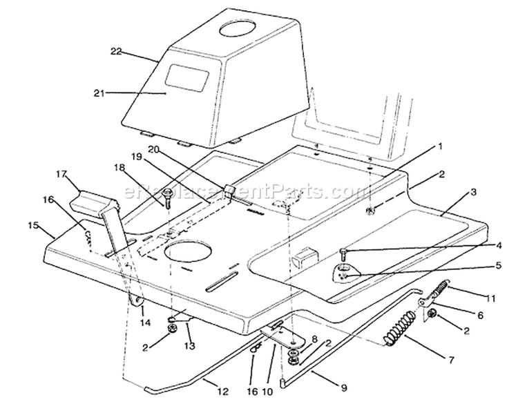 Page I Diagram and Parts List for 70040 49000001-49999999 - 1994 Toro Lawn Tractor