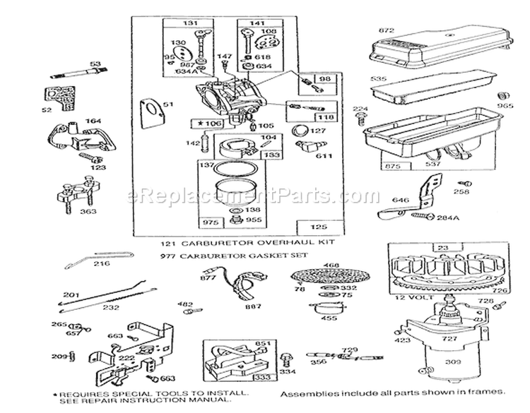 Page B Diagram and Parts List for 70040 59000001-59999999 - 1995 Toro Lawn Tractor