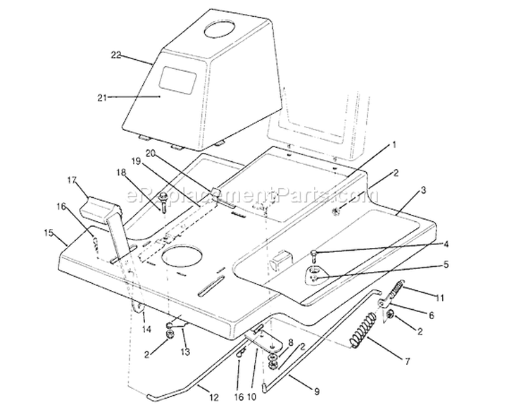 Page I Diagram and Parts List for 70040 59000001-59999999 - 1995 Toro Lawn Tractor