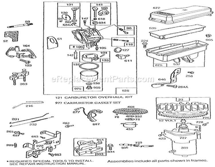 Page B Diagram and Parts List for 70040 7900579-7999999 - 1997 Toro Lawn Tractor