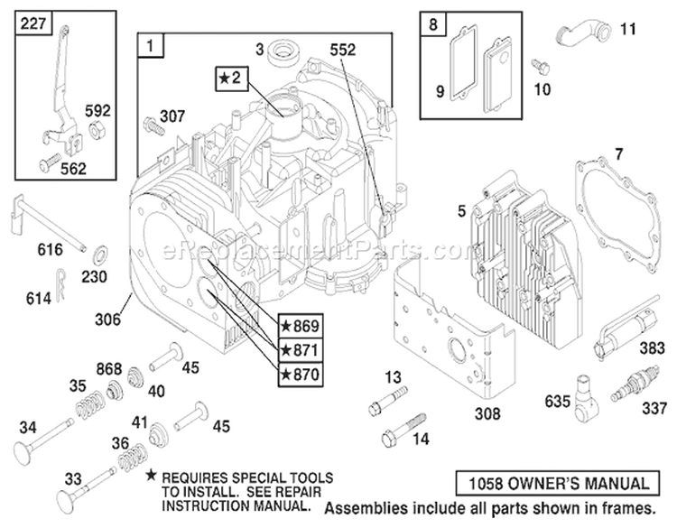 Page E Diagram and Parts List for 70044 9900001-9999999 - 1999 Toro Lawn Tractor