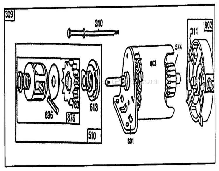 Page M Diagram and Parts List for 70060 39000001-39999999 - 1993 Toro Lawn Tractor