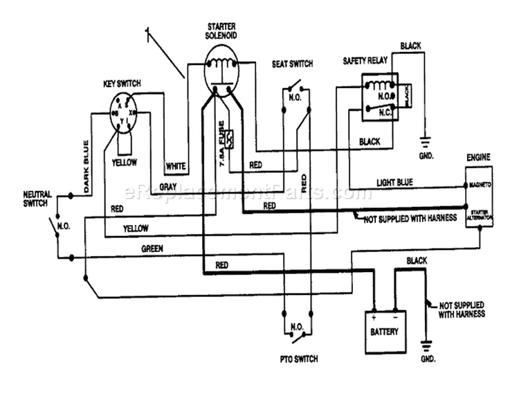 Page C Diagram and Parts List for 70060 39000001-39999999 - 1993 Toro Lawn Tractor