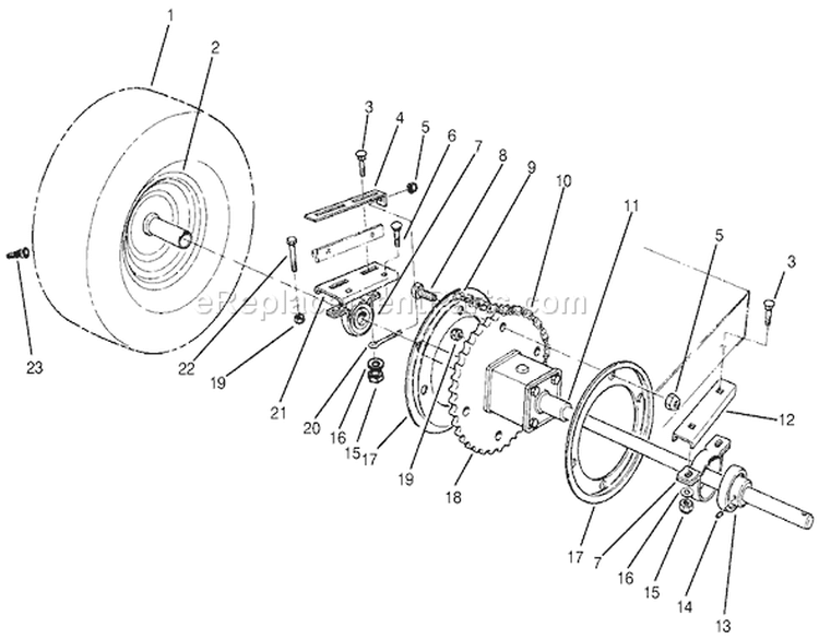 Page J Diagram and Parts List for 70060 59000001-59999999 - 1995 Toro Lawn Tractor