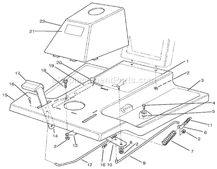 Page I Diagram and Parts List for 70060 59000001-59999999 - 1995 Toro Lawn Tractor