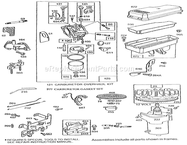 Page B Diagram and Parts List for 70060 79000001-79999999 - 1997 Toro Lawn Tractor