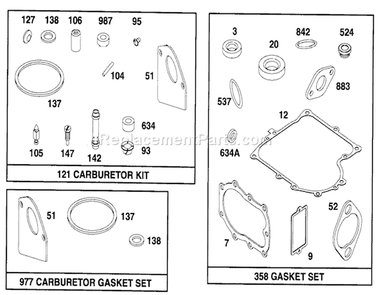 Page J Diagram and Parts List for 70081 7900001-7999999 - 1997 Toro Lawn Tractor