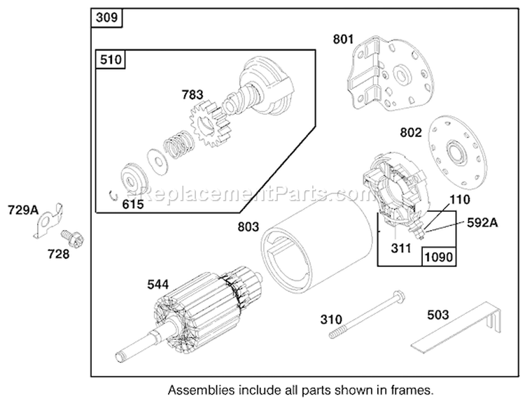 Page J Diagram and Parts List for 70082 8900001-8999999 - 1998 Toro Lawn Tractor