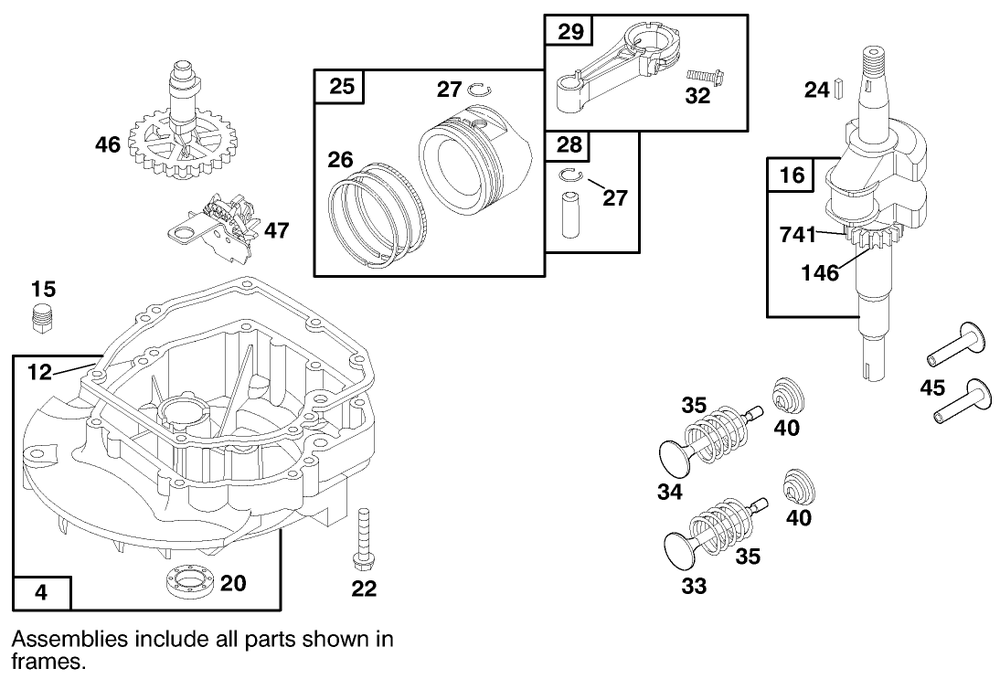 Engine Briggs & Stratton Model 12h802-1758-E1 Diagram and Parts List for 20494 8900001 - 8999999 Toro Lawn Mower