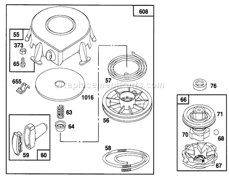 Page K Diagram and Parts List for 70080 6900001-6999999 - 1996 Toro Lawn Tractor