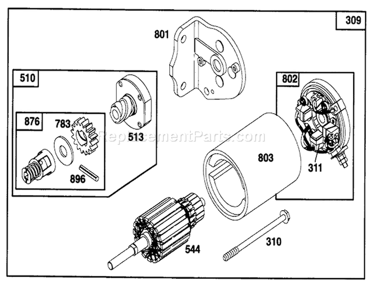 Page L Diagram and Parts List for 70080 6900001-6999999 - 1996 Toro Lawn Tractor