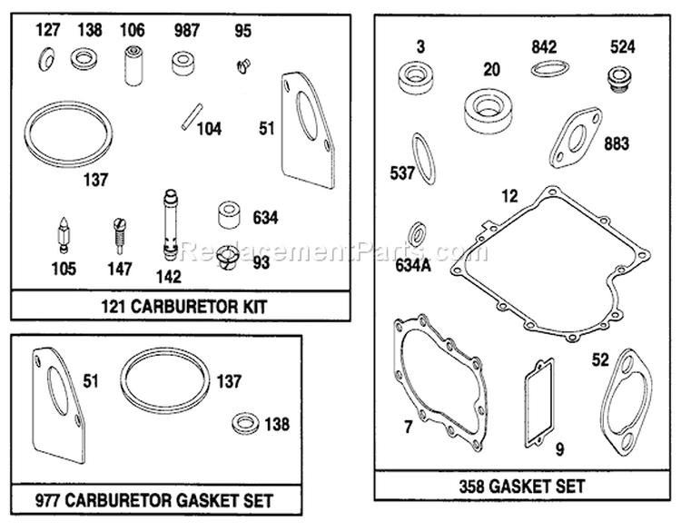 Page M Diagram and Parts List for 70080 6900001-6999999 - 1996 Toro Lawn Tractor