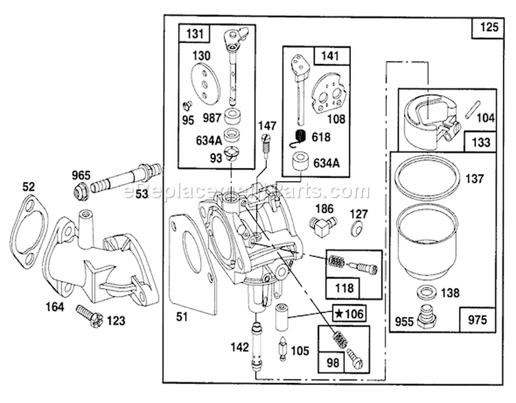 Page F Diagram and Parts List for 70131 6900001-6999999 - 1996 Toro Lawn Tractor
