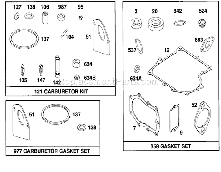 Page J Diagram and Parts List for 70141 59000001-59999999 - 1995 Toro Lawn Tractor