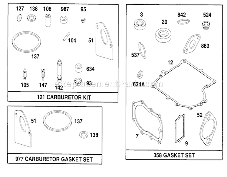 Page J Diagram and Parts List for 70142 59000001-59999999 - 1995 Toro Lawn Tractor