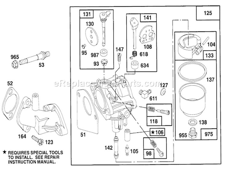 Page E Diagram and Parts List for 70142 59000001-59999999 - 1995 Toro Lawn Tractor