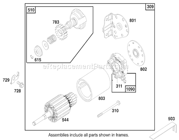 Page K Diagram and Parts List for 70183 7900001-7999999 - 1997 Toro Lawn Tractor