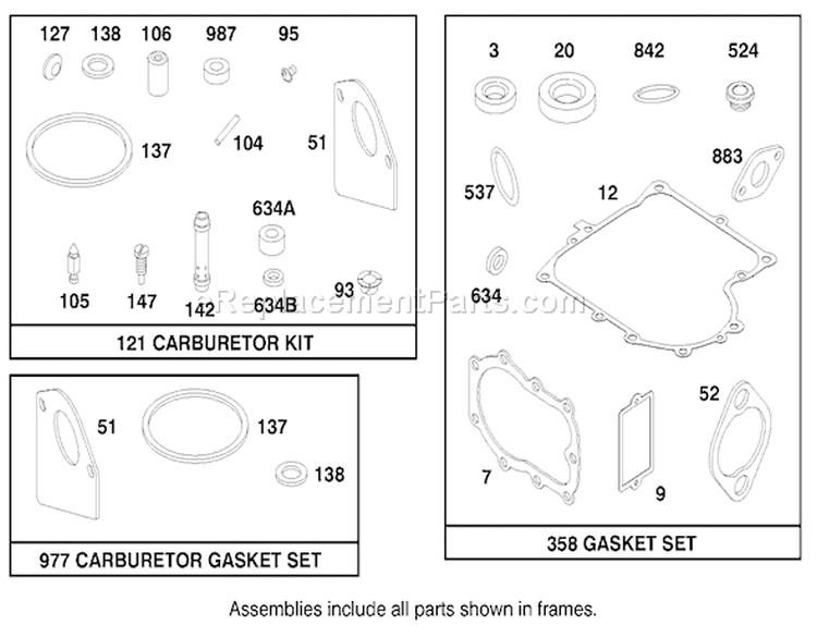 Page L Diagram and Parts List for 70183 7900001-7999999 - 1997 Toro Lawn Tractor