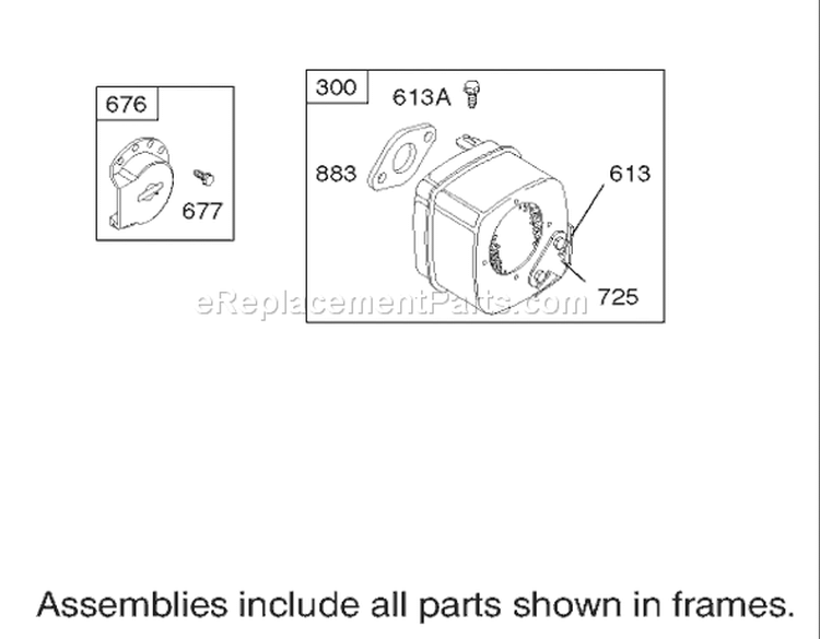 Muffler and Fuel Tank Assembly Diagram and Parts List for 70184 220000001-220999999 - 2002 Toro Lawn Tractor