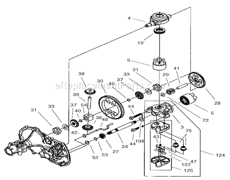 Transaxle-Hydro No 106-1840 (continued) Diagram and Parts List for 70184 220000001-220999999 - 2002 Toro Lawn Tractor