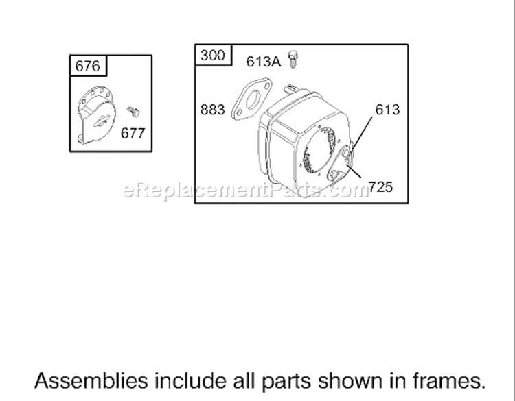 Muffler and Fuel Tank Assembly Diagram and Parts List for 70184 230000001-230999999 - 2003 Toro Lawn Tractor