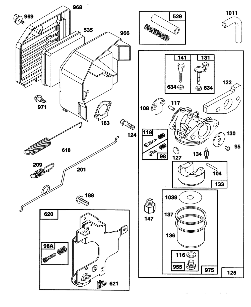 Engine Gts-150 77-8980 Diagram and Parts List for 20107 2000001 - 2999999 Toro Lawn Mower