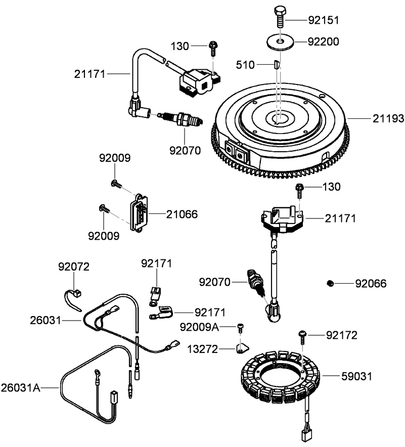 Electric Equipment Assembly Diagram and Parts List for 22974 400000000 - 401999999 Toro Lawn Tractor Accessories