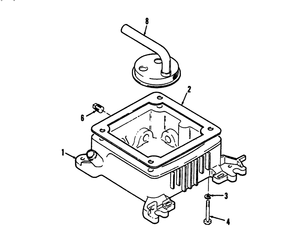 Oil Base Diagram and Parts List for 73520 39000001 - 39999999 Toro Lawn Tractor