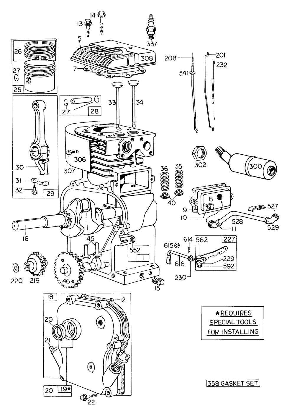 Engine Model No. 130202 Type 0492 Briggs & Stratton Diagram and Parts List for 62933 4000001 - 4999999 Toro Leaf Blower / Vacuum