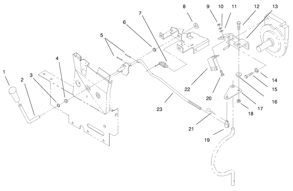 Pto Clutch System Diagram and Parts List for 73502 7900001 - 7999999 Toro Lawn Tractor