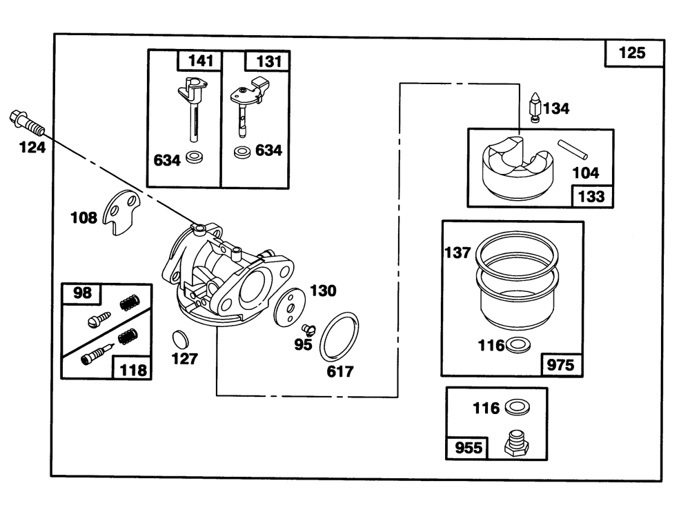 Engine Model 124702-3115-01 Diagram and Parts List for 20435 49000001 - 49999999 Toro Lawn Mower