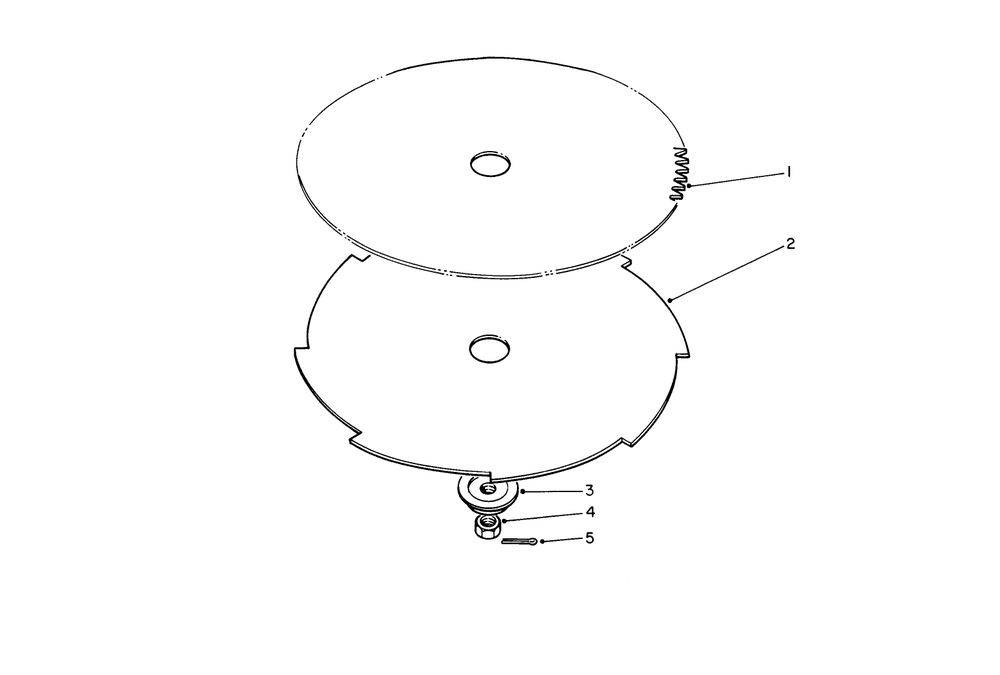 Saw And Brush Blade (Optional) Diagram and Parts List for 51675 1000001 - 1999999 Toro Trimmer