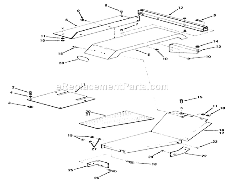 Page AD Diagram and Parts List for 71-16OS01 1977 Toro Lawn Tractor