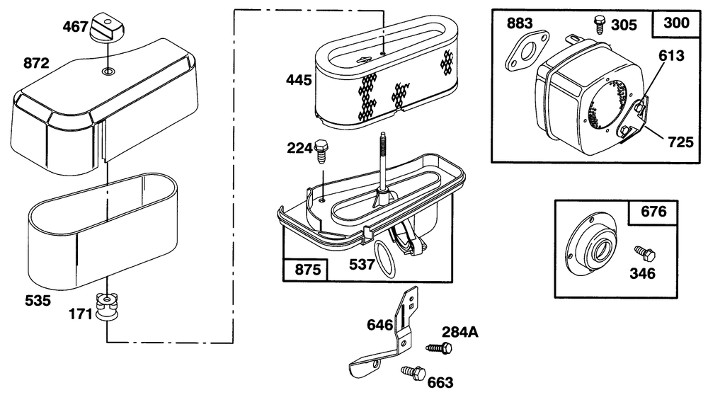 Engine Briggs & Stratton Model 28m707-0127-01 Diagram and Parts List for 70131 6900001 - 6999999 Toro Lawn Tractor