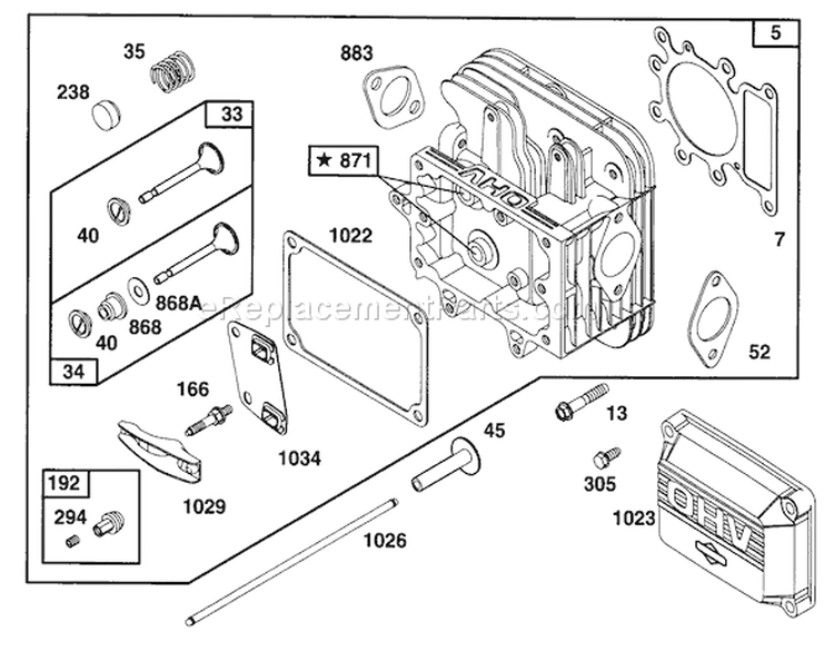 Page F Diagram and Parts List for 71196 6900001-6999999 - 1996 Toro Lawn Tractor