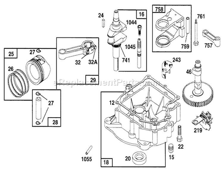 Page G Diagram and Parts List for 71196 6900001-6999999 - 1996 Toro Lawn Tractor