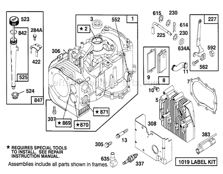 Page G Diagram and Parts List for 71182 4900001-4999999 - 1994 Toro Lawn Tractor