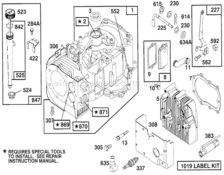 Page H Diagram and Parts List for 71182 5910001-5999999 - 1995 Toro Lawn Tractor